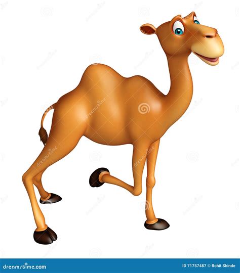 Cute Camel Funny Cartoon Character Stock Illustration Illustration Of