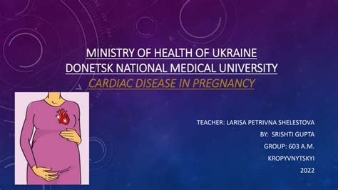 Cardiac Disease In Pregnancy Pptx