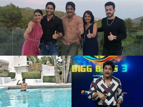 Bigg Boss Telugu 3 host Nagarjuna Akkineni celebrates 60th birthday in style with family; see ...