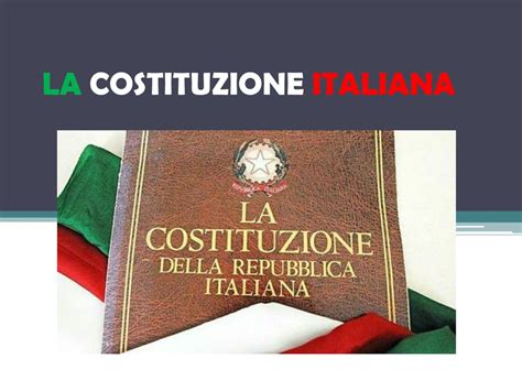 LA COSTITUZIONE ITALIANA Ppt Scaricare