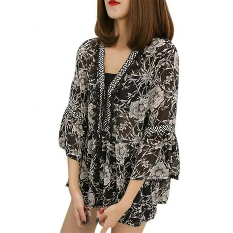 Abcelit Promotion Clearance Women Blouses Ladies Floral Embroidery