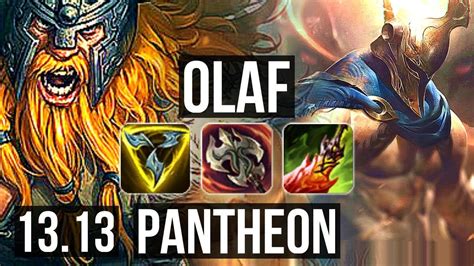 OLAF Vs PANTHEON TOP 68 Winrate 11 2 9 Legendary EUW Master