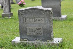 Cecil Guy Pittman M Morial Find A Grave