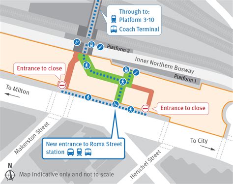 Roma Street Station Map