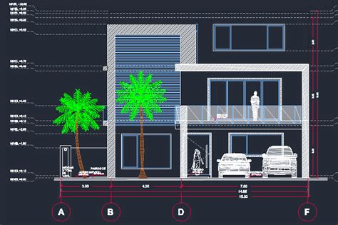 Fachadas En Autocad Descargar En Dwg