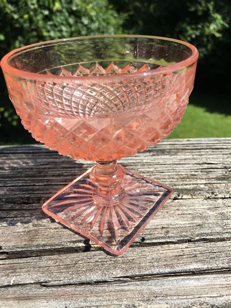 Vintage Anchor Hocking Miss America Pink Depression Glass Etsy