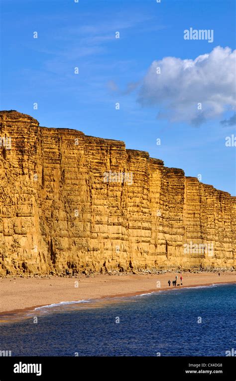 west bay dorset Stock Photo - Alamy