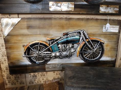 Motorcycle Wall Art | 3D Wall Art | Rare Finds Warehouse