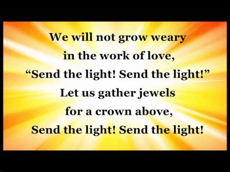 Send The Light Lyrics Common Hymnal