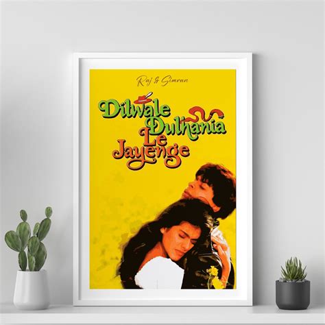 ddlj  poster desi wall art bollywood  poster dilwale