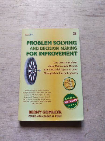 Jual Buku Manajemen PROBLEM SOLVING AND DECISION MAKING FOR IMPROVEMENT