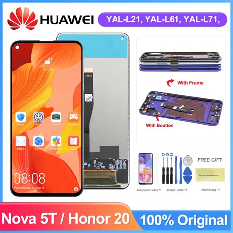 6 26 Screen For Huawei Nova 5T Nova5T LCD Display Touch Screen