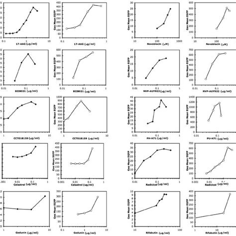 Dose Response Curves For Various Hsp Inhibitors As In Fig