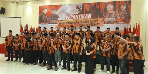 Mpw Lantik Mpc Pp Kota Tangerang Periode Inilah Pesanya