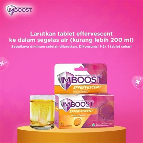 Imboost Effervescent Rasa Jeruk Tablet Farmaku