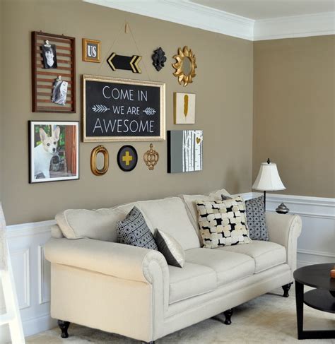 Diy Black Gold Gallery Wall