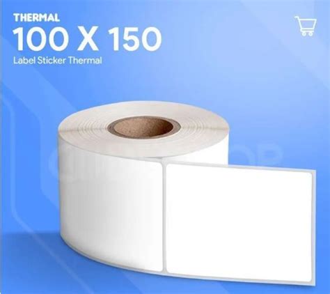 Kertas Label Thermal 100x150 Mm Isi 500 Pcs Label Thermal Barcode Roll