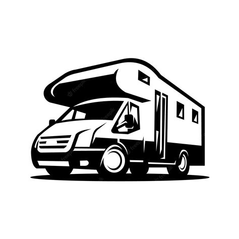 Rv Clip Art Black And White
