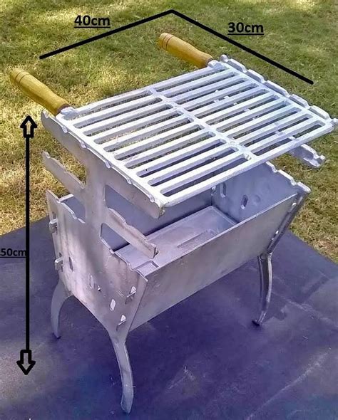 Churrasqueira Aluminio Desmontavel Promoçao R 169 90 em Mercado Livre