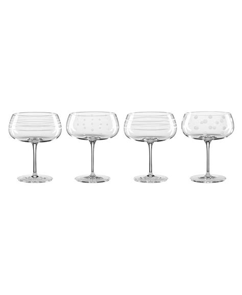 Oneida Mingle Cocktail Glasses Set Of 4 Macy S