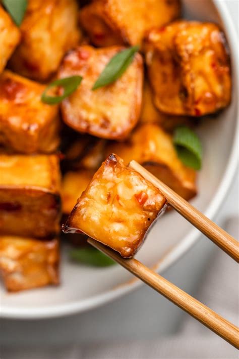 Baked Sweet Chili Tofu 4 Ingredients From My Bowl