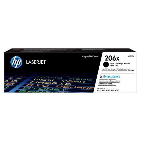 Cartucho de tóner HP 206X Negro Alto Rendimiento Laserjet Original