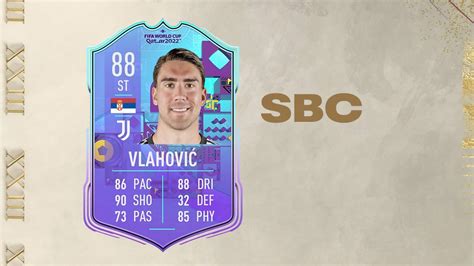 FIFA 23 SBC Dusan Vlahovic Phenoms La Carta Fenomeno Dellattaccante