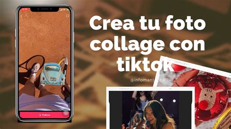 CREA TU COLLAGE CON TUS FOTOS EN TIK TOK Tutorial YouTube