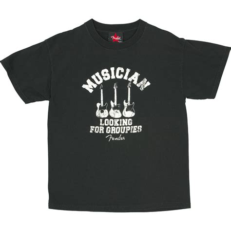 Fender Musician Looking For Groupies T Shirt Musician S Friend