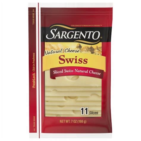 Sargento® Swiss Sliced Cheese, 11 ct / 7 oz - QFC