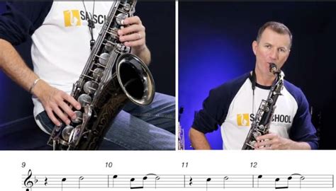 Beginner tenor sax first song - McGill Music Sax School Online