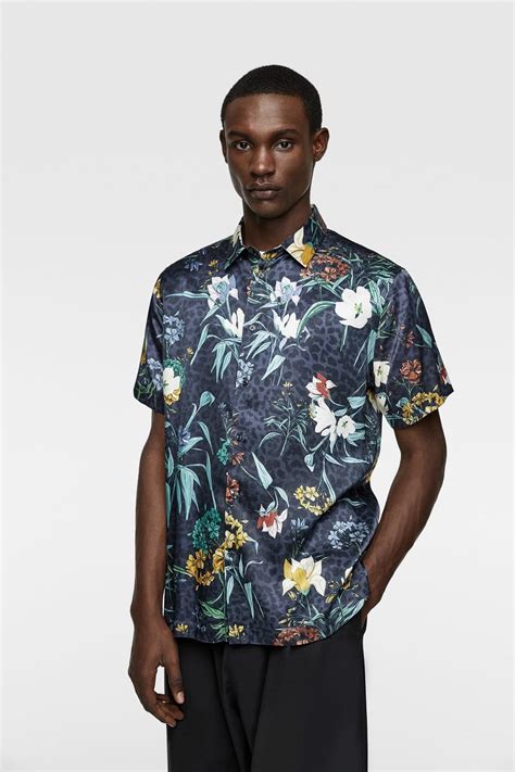 Image 2 Of Flowy Floral Print Shirt From Zara Shirts Floral Print