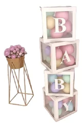 Cajas Cubos Para Globos Decoracion Baby Shower X Unidades Cuotas