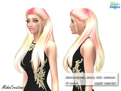 The Sims Resource Nightcrawler Sugar Hair Recolor Mesh Needed