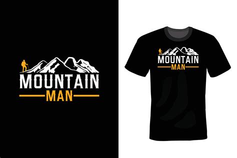 Mountain T Shirt Design Vintage Typography 21114896 Vector Art At