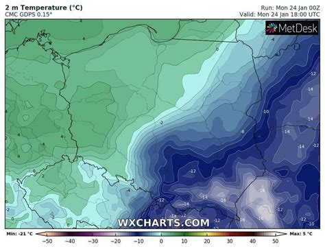 Temperatura spadnie do 20 stopni W nocy silny mróz w Polsce Wiemy