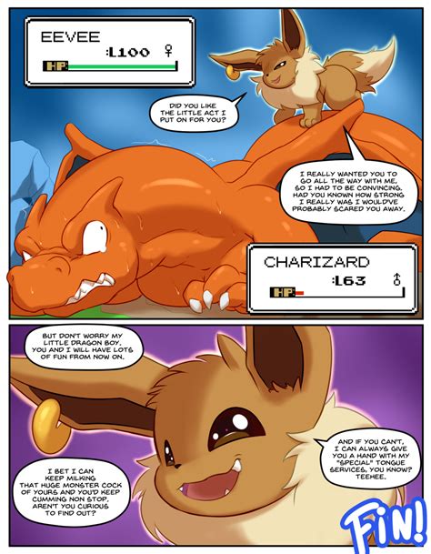 Rule 34 1boy 1girls Charizard Comic Dominant Feral Domination Earring Eevee Female Feral Glee