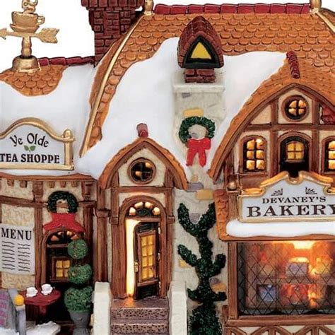 Lemax Devaneys Bakery Christmas Village Model Ruxley Manor