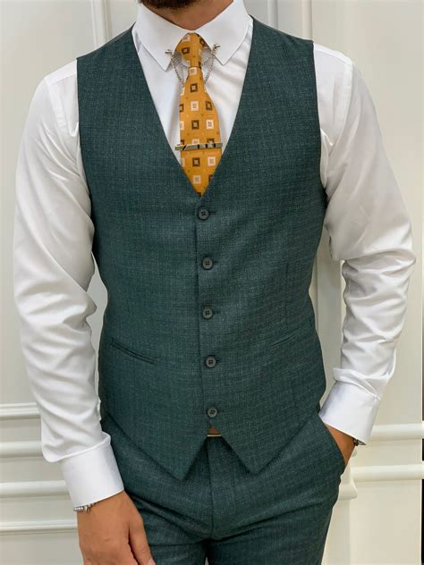 Vermont Green Slim Fit Suit Bojoni