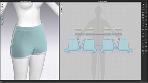 Drafting Cotton Shorts Marvelous Designer Clo Youtube