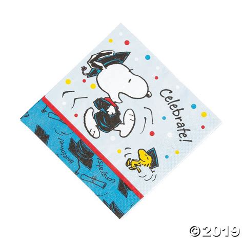 Peanuts® Graduation Luncheon Napkins 16 Pieces