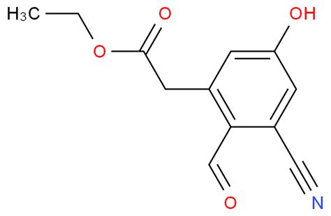 Cyano Formyl Hydroxyphenyl Acetic Acid Ethyl Ester