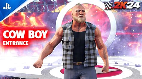 Wwe K Cow Boy Brock Lesnar Official Entrance Finisher Signature