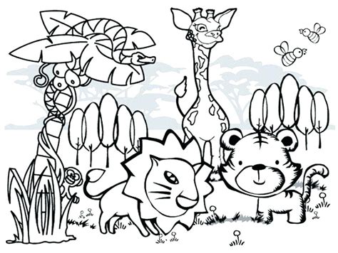 Wild Animal Coloring Pages - Best Coloring Pages For Kids