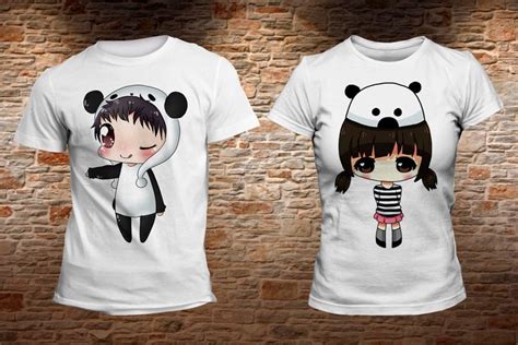 MODELO PANDA TOON Par De Playeras 320 Par De Sudaderas 640 Tallas