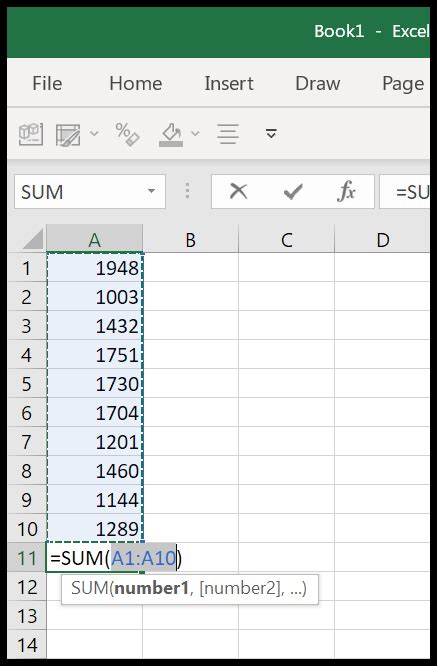 How To Auto Sum Specific Cells In Excel Printable Templates