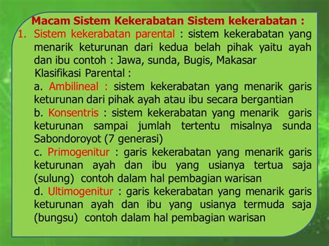 Sistem Kekerabatan Minahasa Ilmu