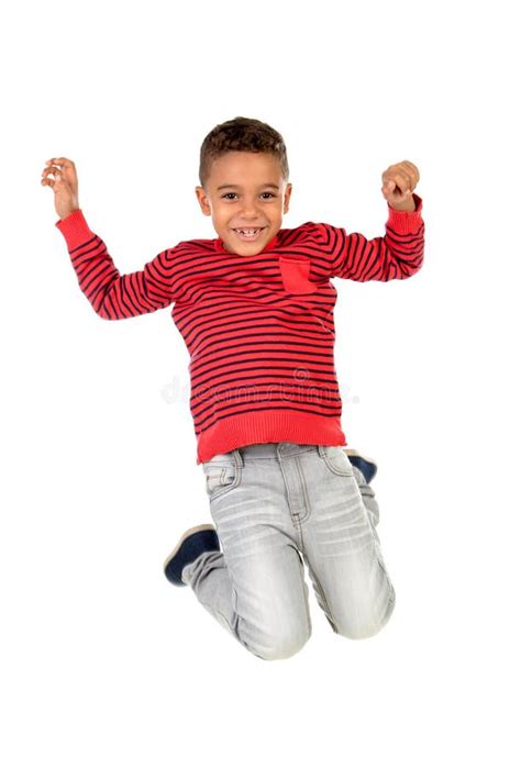 Happy Latin Child With A Book Reading Stock Photo Image Of Curl