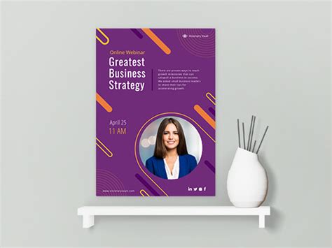 Free Customizable Conference Poster Templates | DocHipo