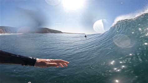 Surfing POV 125 Glassy Peaks In Santa Barbara YouTube